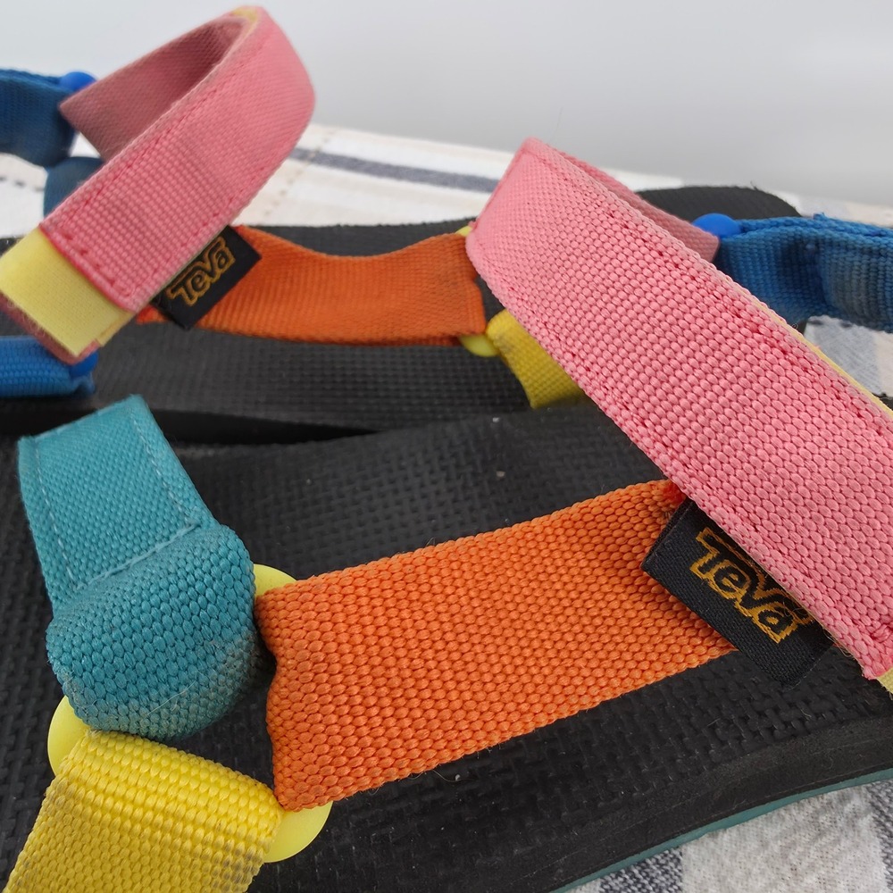 Teva Original Universal Multi Colorblock Sandals Women's Size 6 - Picture 12 of 12